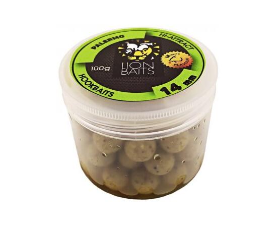 Lion Baits Бойл в банке (HI-ATTRACT) 14 мм PALERMO - 100 гр, Вкус для группировки: PALERMO, фото 