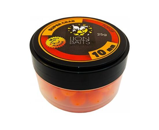 Lion Baits Бойл (pop-up) Super Crab 10 мм - 25 г, Вкус для группировки: Super Crab, фото 
