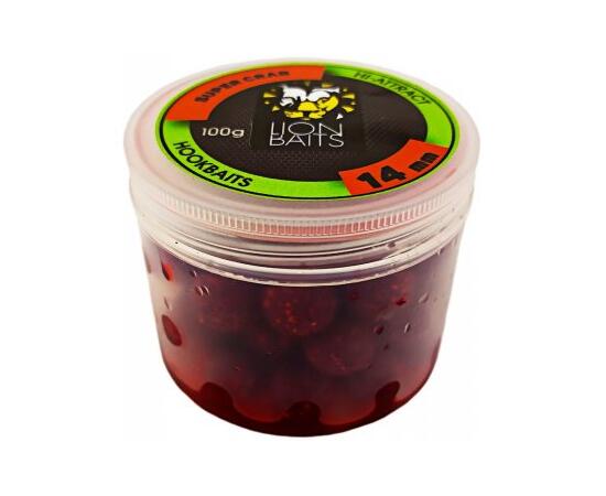 Lion Baits Бойл в банке (HI-ATTRACT) 14 мм SUPER CRAB - 100 гр, Вкус для группировки: Super Crab, фото 