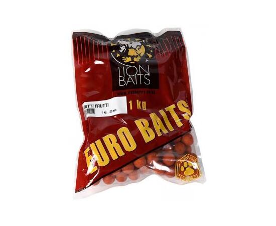Lion Baits Бойлы тонущие серии EURO BAITS 20 мм тутти-фрутти - 1 кг, Вкус для группировки: тутти-фрутти, фото 