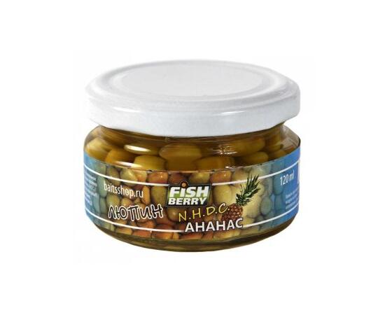 FishBerry Люпин насадочный Ананас - 120 мл, Вкус для группировки: Ананас, фото 