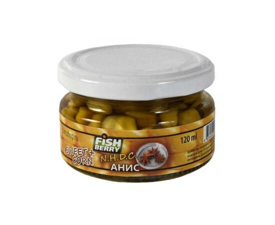 FishBerry Кукуруза насадочная Анис - 120 мл, Вкус для группировки: анис, фото 