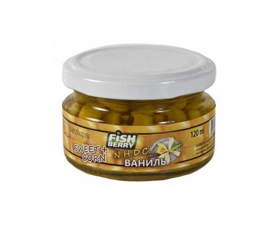 FishBerry Кукуруза насадочная Ваниль - 120 мл, Вкус для группировки: Ваниль, фото 