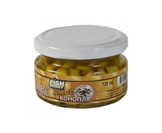 FishBerry Кукуруза насадочная Конопля - 120 мл, Вкус для группировки: Конопля, фото 