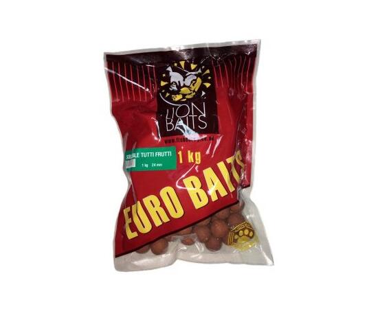 Lion Baits Бойлы растворимые серии EURO BAITS 24 мм Тутти-Фрутти - 1 кг, Вкус для группировки: тутти-фрутти, фото 