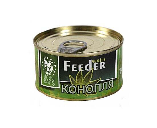Lion Baits Зерновая смесь feeder Конопля - 140 мл, Вкус: Конопля, фото 