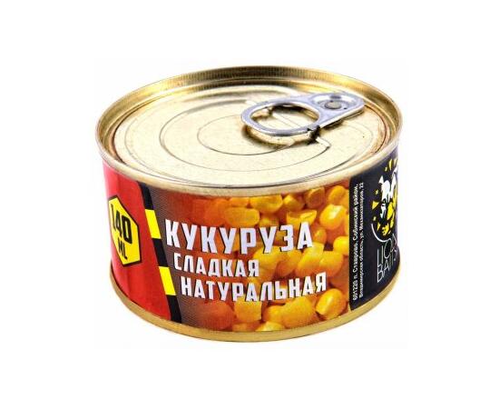 Lion Baits Кукуруза сладкая натуральная Поехали на платник - 140 мл, Вкус для группировки: Натуральная, фото 