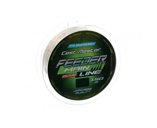 Леска FLAGMAN Cast Master Feeder Main Line 150м 0.30мм. , Разрывная нагрузка: 21.8 кг, Диаметр лески: 0,30 мм, Размотка: 150 м, фото 