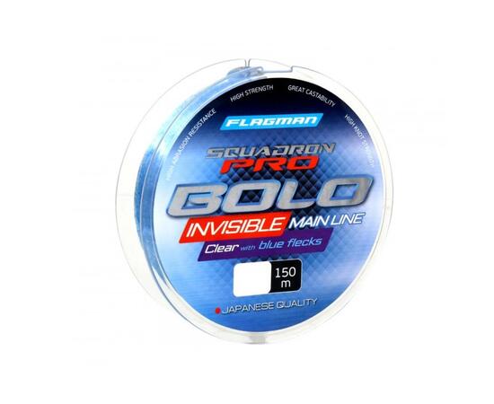 Леска FLAGMAN Squadron Pro Bolo Invisible Main Line 150м 0.26мм, Разрывная нагрузка: 5,5 кг, Диаметр лески: 0,26 мм, Размотка: 150 м, фото 
