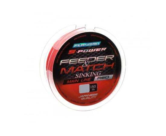 Леска FLAGMAN S-Power Feeder/Match Sinking Main Line 150м 0.30мм, Разрывная нагрузка: 10,7 кг, Диаметр лески: 0,30 мм, Размотка: 150 м, фото 