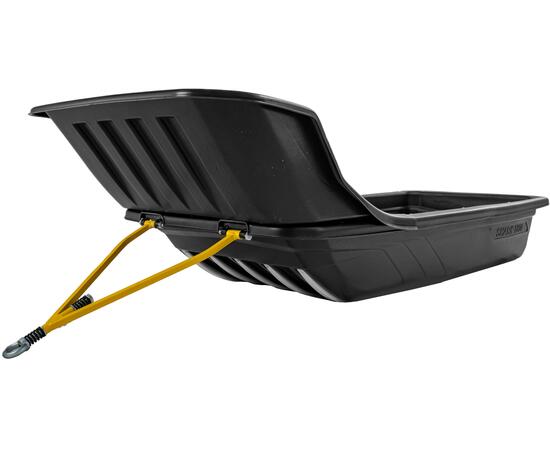 SHARK 1800 Плюс Сани для снегоходов и мотобуксировщиков с обвязкой, отбойником и полозьями ЭКСТРУЗИОН (увеличенный по высоте отбойник), фото 