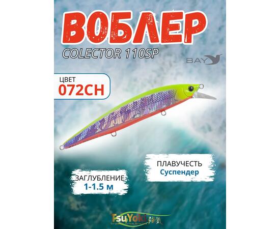 Воблер TsuYoki COLECTOR 110SP 072CH, фото 