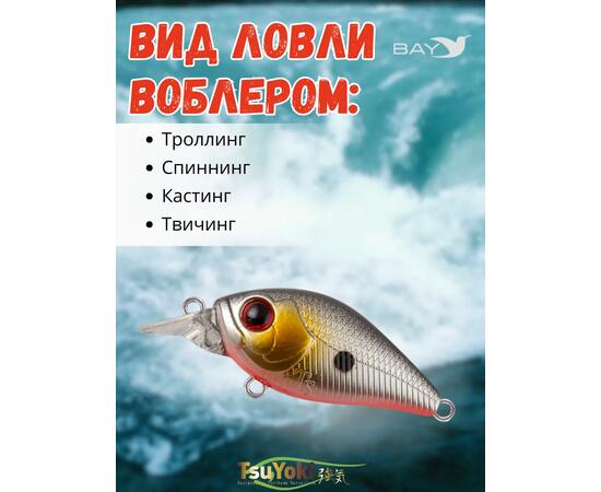 Воблер TsuYoki GAMBIT 35F 268R, Цвет: 268R, Вес воблера (г): 10, Длина воблера (мм): 35, фото , изображение 3