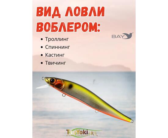 Воблер TsuYoki WINK 110SP 207R, Цвет: 207R, Вес воблера (г): 15, Длина воблера (мм): 110, Тип воблера: Минноу, Тип плавучести воблера: суспендер, Штрихкод: 4627152677421, Количество крючков: 3, фото , изображение 3