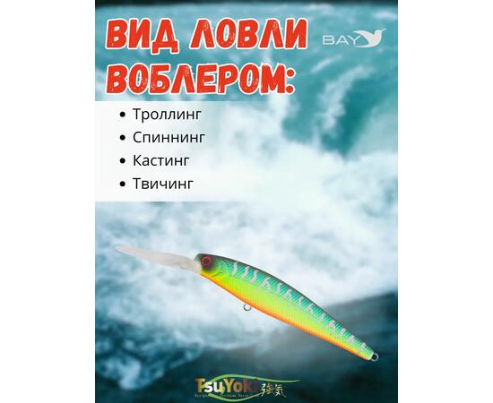 Воблер TsuYoki HIRU 90SP 805, Цвет: 805, Вес воблера (г): 13, Длина воблера (мм): 90, фото , изображение 3