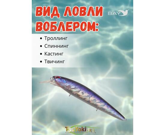 Воблер TsuYoki DIPLOMAT SR 110 SP HU, Цвет: HU, Вес воблера (г): 19, Длина воблера (мм): 110, фото , изображение 3