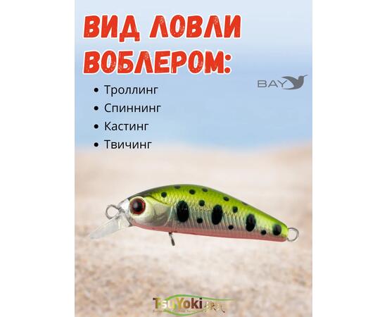 Воблер TsuYoki QUARK 38SP Z036, Цвет: Z036, Вес воблера (г): 3, Длина воблера (мм): 38, фото , изображение 3