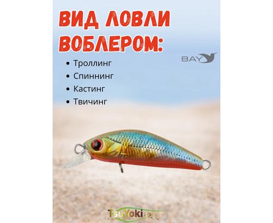 Воблер TsuYoki QUARK 38SP Е009, Цвет: Е009, Вес воблера (г): 3, Длина воблера (мм): 38, фото , изображение 3