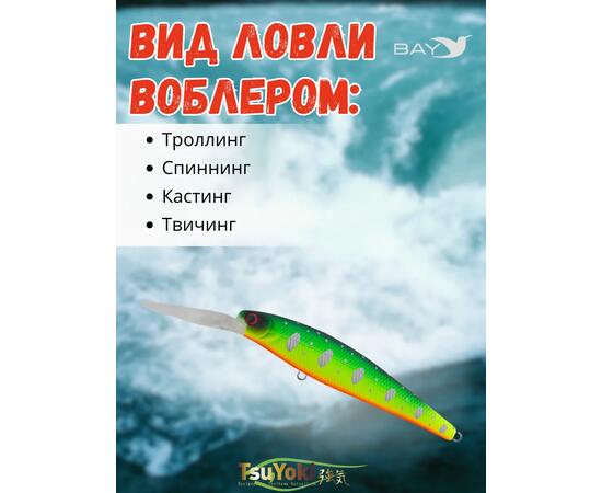 Воблер TsuYoki HIRU 90SP 013S, Цвет: 013S, Вес воблера (г): 13, Длина воблера (мм): 90, фото , изображение 3