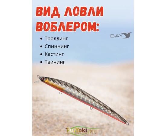 Воблер TsuYoki SANITAR 145F TS264, Цвет: TS264, Вес воблера (г): 20, Длина воблера (мм): 145, фото , изображение 4