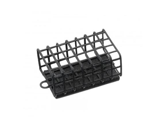 Кормушка металлическая FLAGMAN прямоугольная Small 45х35мм 50г, Вес: 50 г, фото 