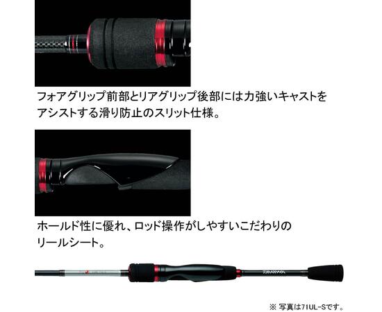 Спиннинговое удилище Daiwa Gekka Bijin 76UL-S, фото , изображение 3