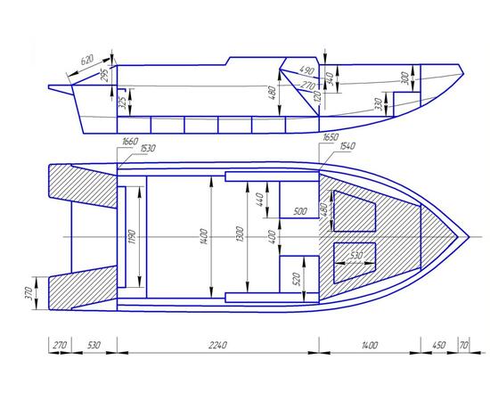 Алюминиевая лодка Lord River Rest 48, фото , изображение 8
