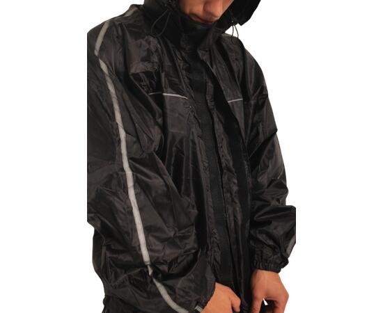Костюм ветровлагозащитный 2XL черный, Цвет: черный, Размер: 2XL, фото , изображение 14