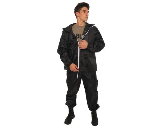 Костюм ветровлагозащитный 2XL черный, Цвет: черный, Размер: 2XL, фото , изображение 7