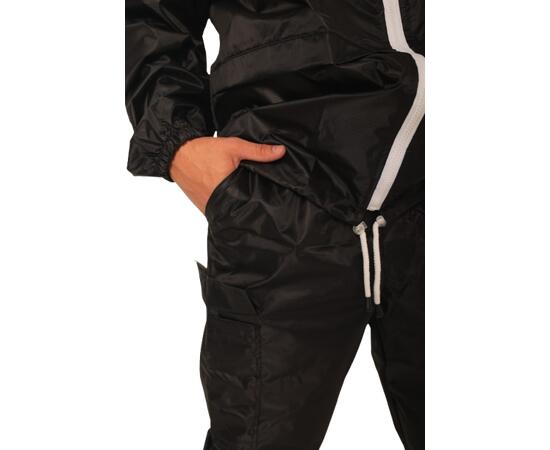 Костюм ветровлагозащитный 2XL черный, Цвет: черный, Размер: 2XL, фото , изображение 10