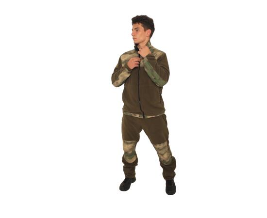Костюм из флиса Bay размер 2XL олива, Цвет: олива, Размер: 2XL, фото , изображение 4