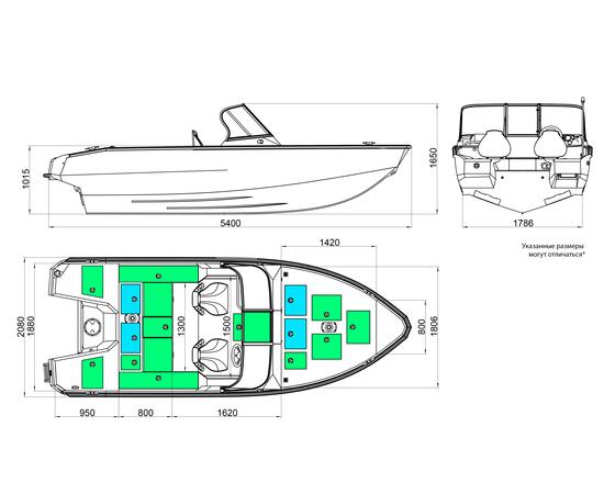Алюминиевая лодка Windboat 4.9 EvoFish, фото , изображение 2