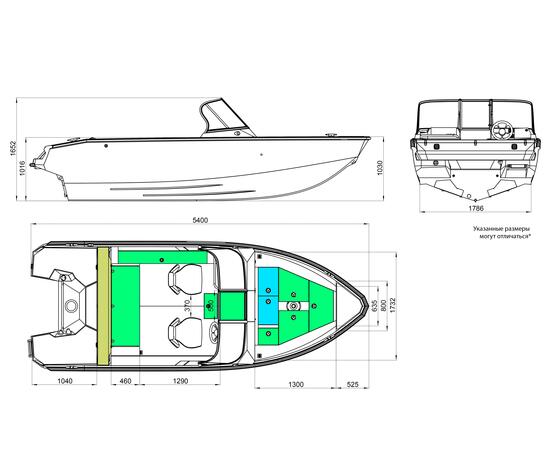 Алюминиевая лодка Windboat 4.9 DCX, фото , изображение 2