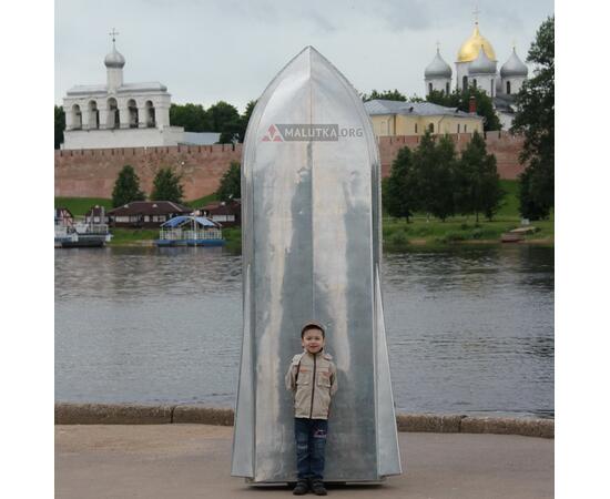 Алюминиевая лодка Малютка-Н 2.9 м, с транцем и булями, фото , изображение 9