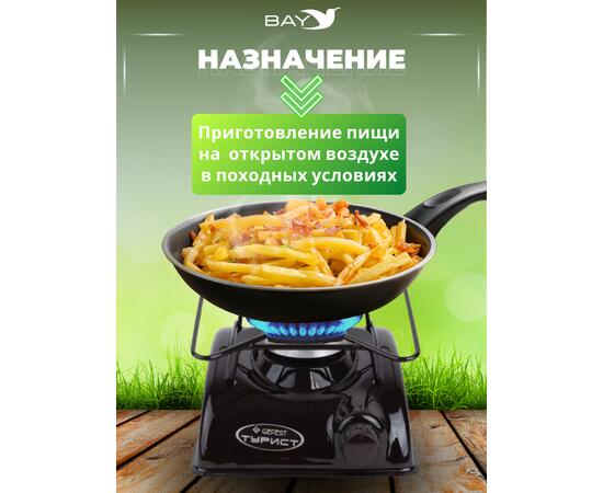 Плита газовая бытовая туристическая ПГТ1-Б Novogaz (новогаз), фото , изображение 3
