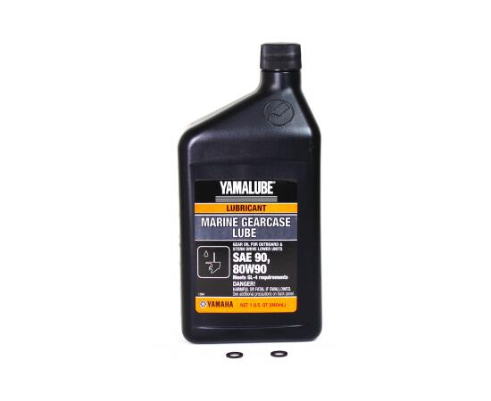 Масло трансмиссионное Yamalube GL4 SAE90 Marine Gearcase Lube 1л, фото 