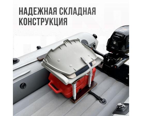 Кресло Кокпит Folding, светло-серый/синий, Цвет: светло-серый/синий, фото , изображение 4