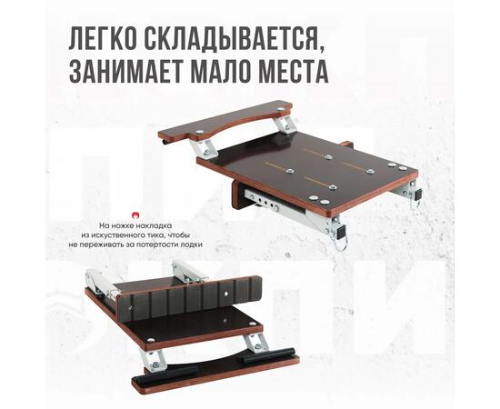 Кресло Кокпит Folding в комплекте с рамой с занижением (нерж.), светло-серый/синий, Цвет: светло-серый/синий, фото , изображение 11