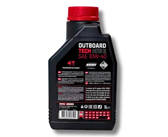 Моторное масло (4-х тактное) Motul Outboard Tech 4T 10W-40 1л, фото , изображение 11