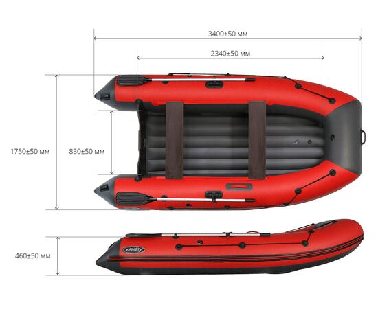 Лодка надувная REEF TRITON 340 ND, фото , изображение 7