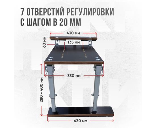 Кресло Кокпит Fish Pro в комплекте с рамой с занижением (сталь), серый/темно-серый, фото , изображение 9