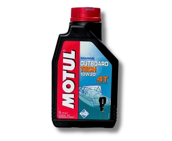 Моторное масло (4-х тактное) Motul Outboard Tech 10W-30 1л, фото , изображение 9