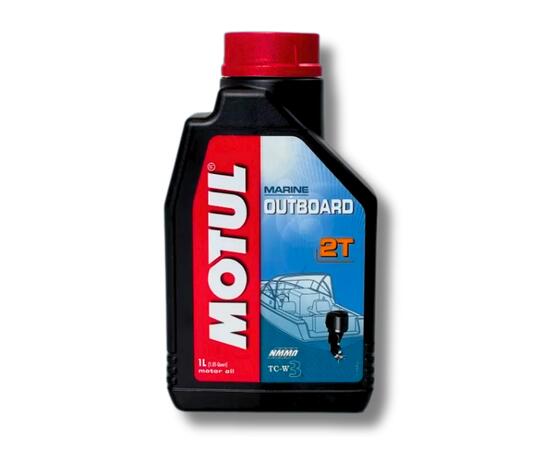 Моторное масло (2-х тактное) Motul Outboard 2Т 1л минеральное, фото , изображение 9