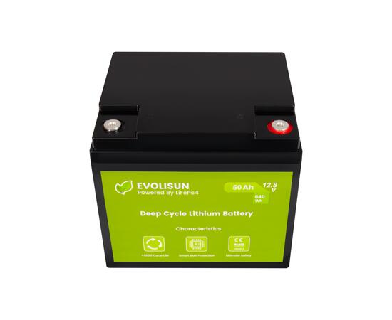 Аккумулятор EVOLISUN LiFePO4 12.8 V, 50 Ah (50A), фото , изображение 2