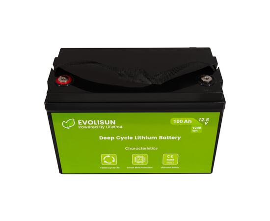 Аккумулятор EVOLISUN LiFePO4 12.8 V, 100 Ah (100A), фото 
