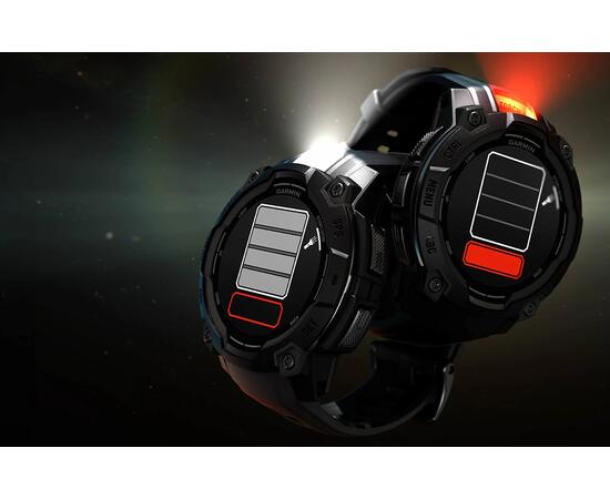 Умные часы Garmin Instinct 3 (50 мм) AMOLED черные/угольные, фото , изображение 10