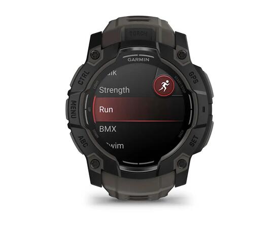 Умные часы Garmin Instinct 3 (45 мм) AMOLED черные/угольные, фото , изображение 2