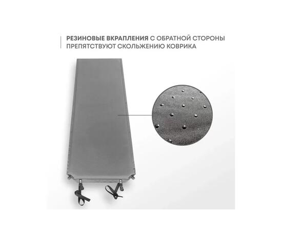Коврик туристический RSP Velour 75, серый, фото , изображение 5