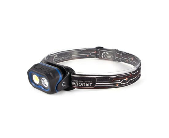 Фонарь налобный "СИБИРСКИЙ СЛЕДОПЫТ-NARVI", 1 LED+1 СОВ, аккум. 220В/50/, фото 