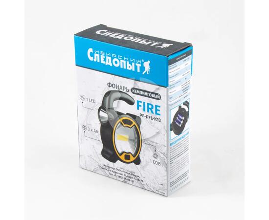 Фонарь кемпинговый "СИБИРСКИЙ СЛЕДОПЫТ-FIRE", 1 LED + 1 COB, 3хАА/200/, фото , изображение 8